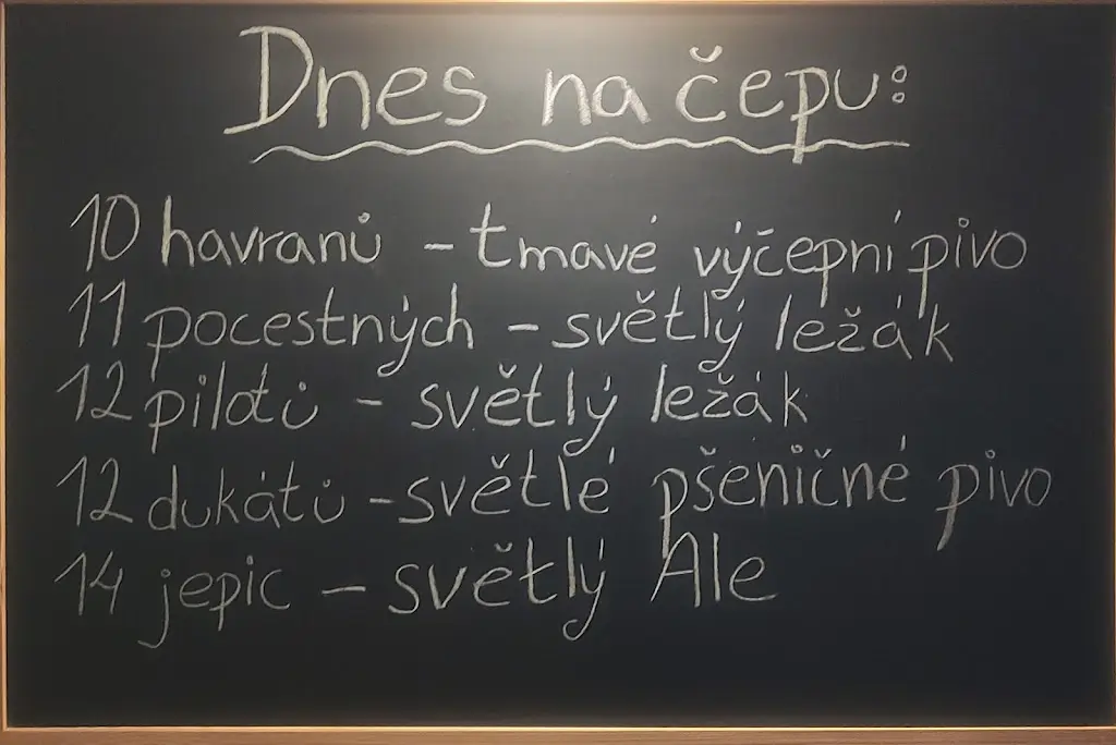 Menu_Kbelský pivovar - restaurace_Kbely_image_2