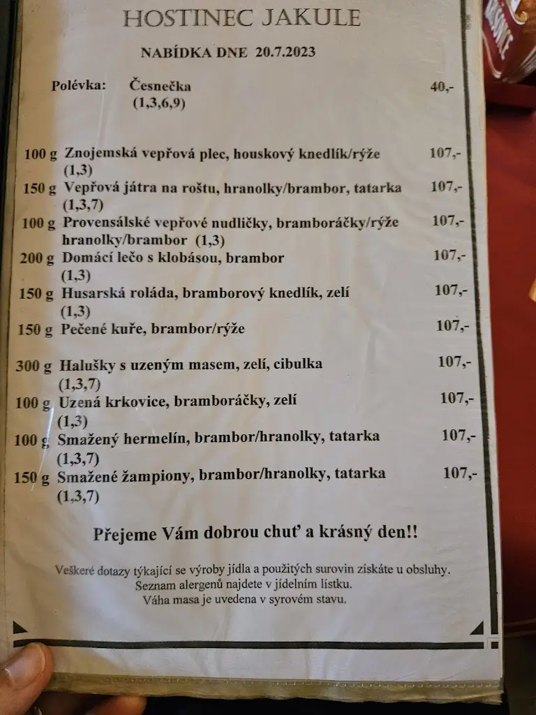 Menu_Restaurace Jakule_Nové Hrady_image_2