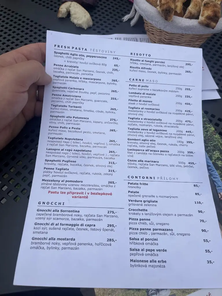 Menu_La Trattoria Turbanti_Horní Počernice_image_2