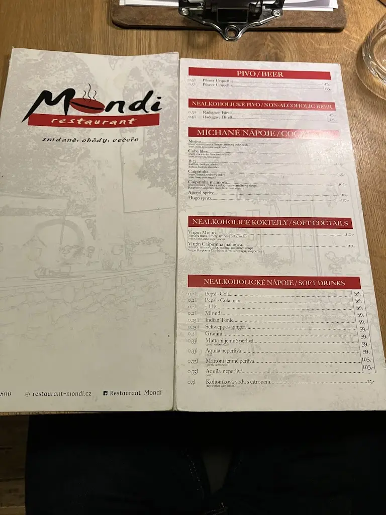 Menu_Mondi Restaurant_Horní Počernice_image_2