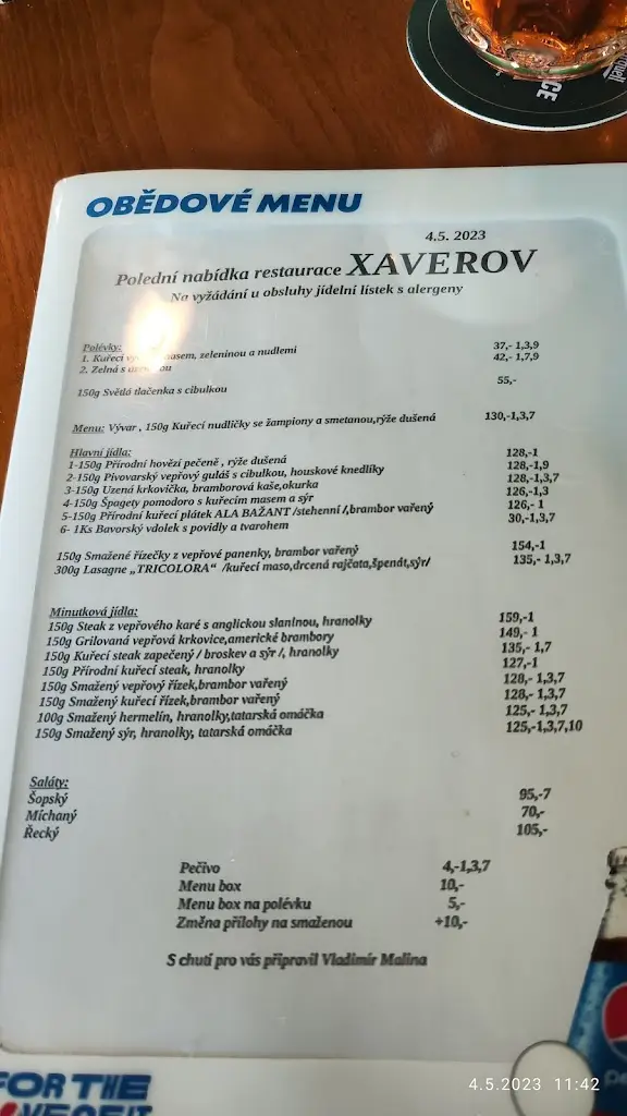 Menu_U Bobra_Horní Počernice_image_2