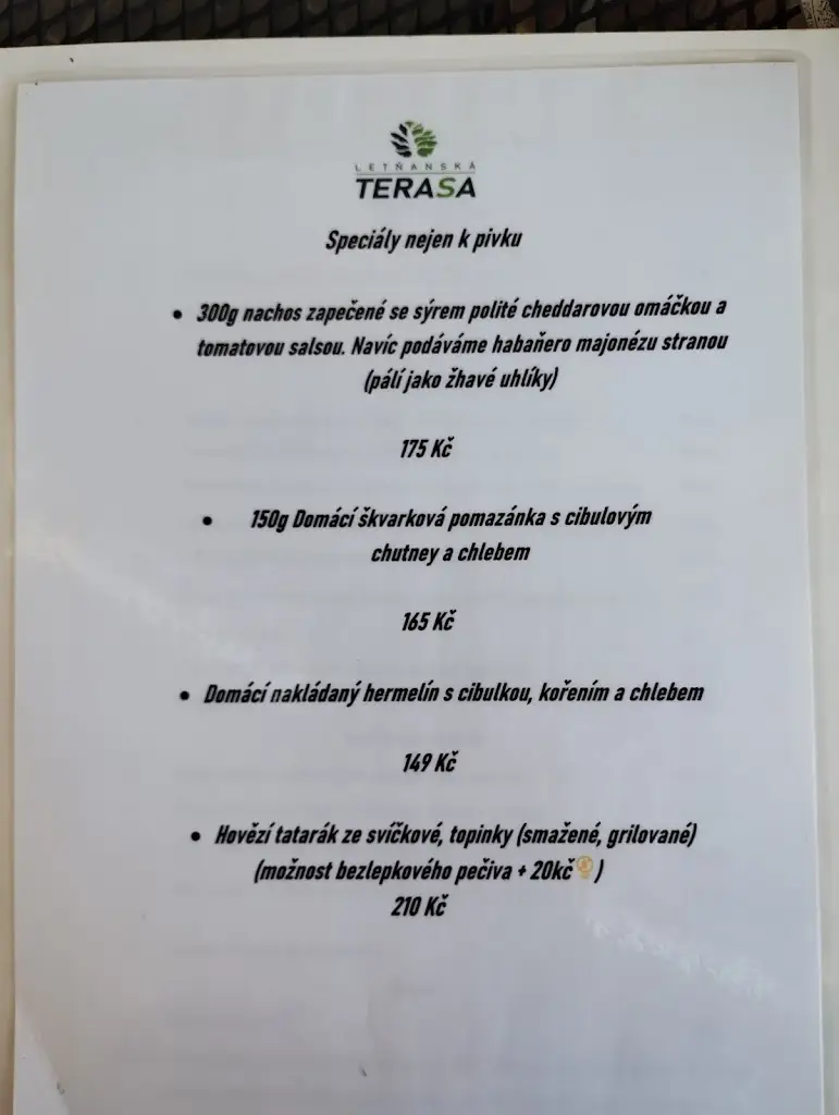 Menu_Letňanska Terasa_Letňany_image_3