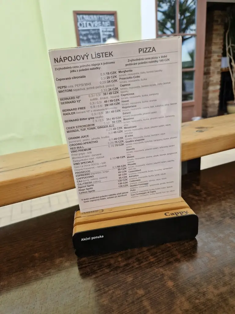 Menu_Ristorante Il Giardino_Letňany_image_1