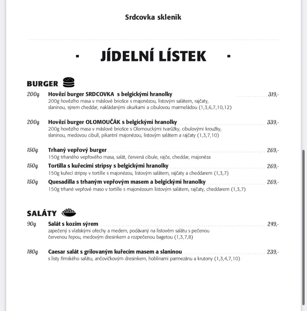 Menu_Srdcovka Skleník_Letňany_immagine_2