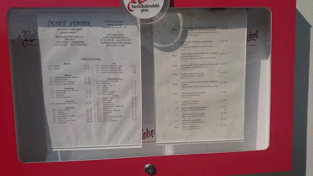 Menu_Penzion Český statek_Dolní Počernice_image_2