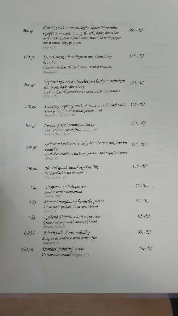 Menu_Penzion Český statek_Dolní Počernice_image_3