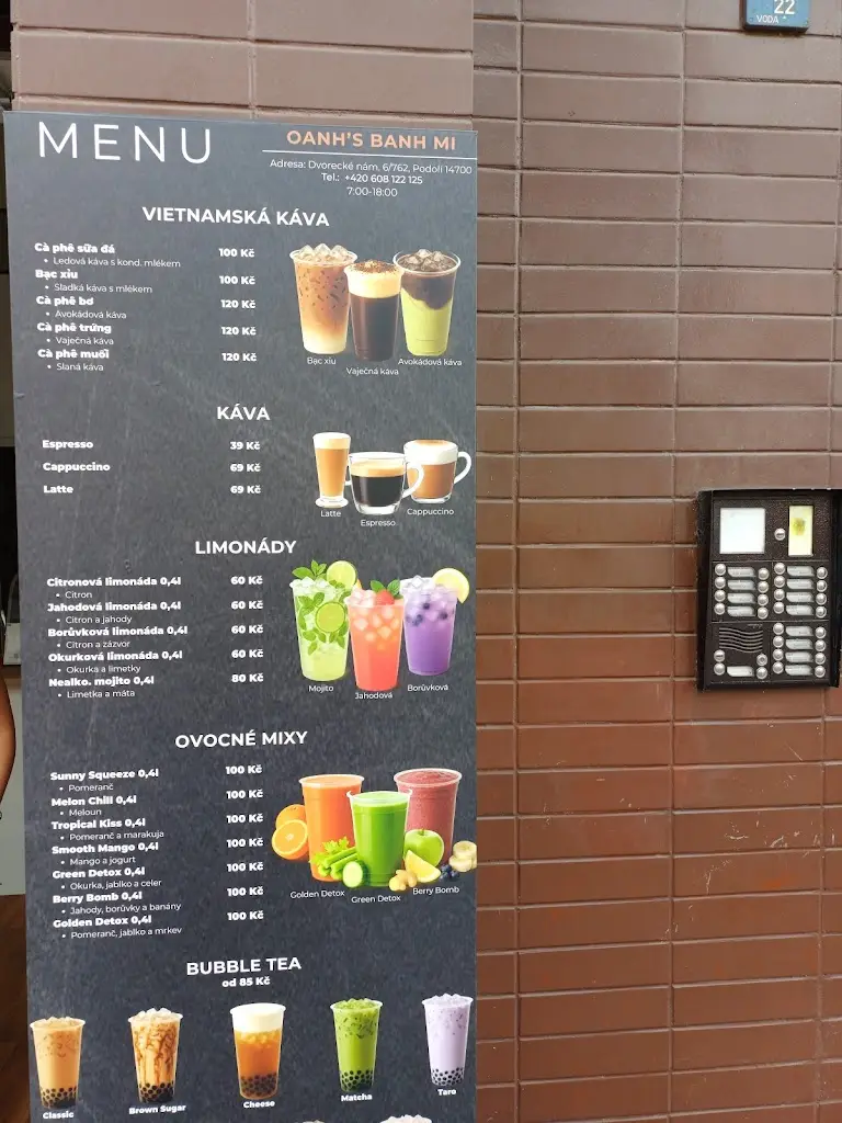 Menu_Oanh's banh mi_Braník_image_1