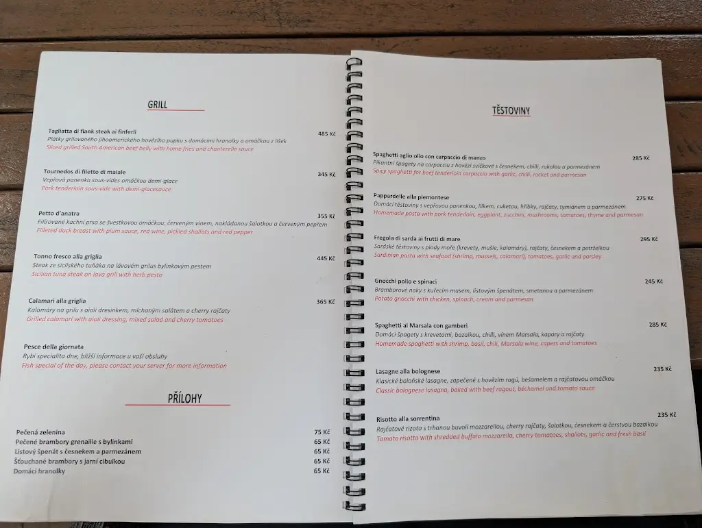 Menu_Il Giardino_Braník_image_1