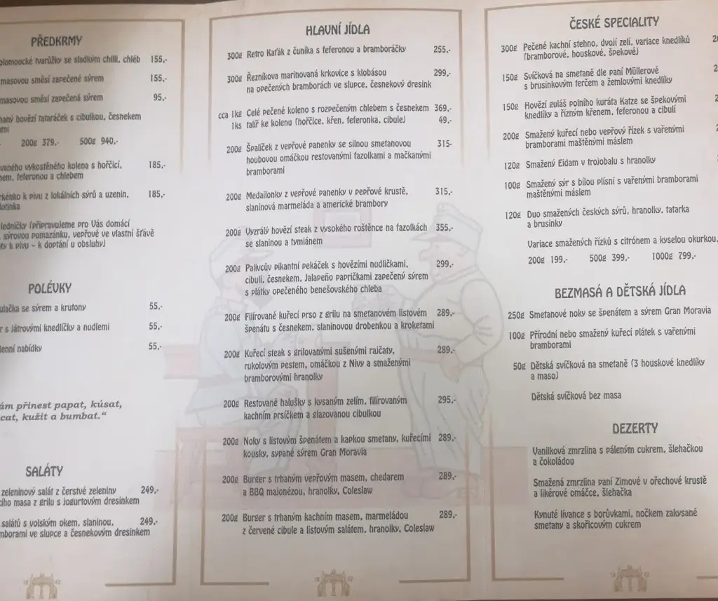 Menu_Švejk restaurant Benešov_Benešov_immagine_4