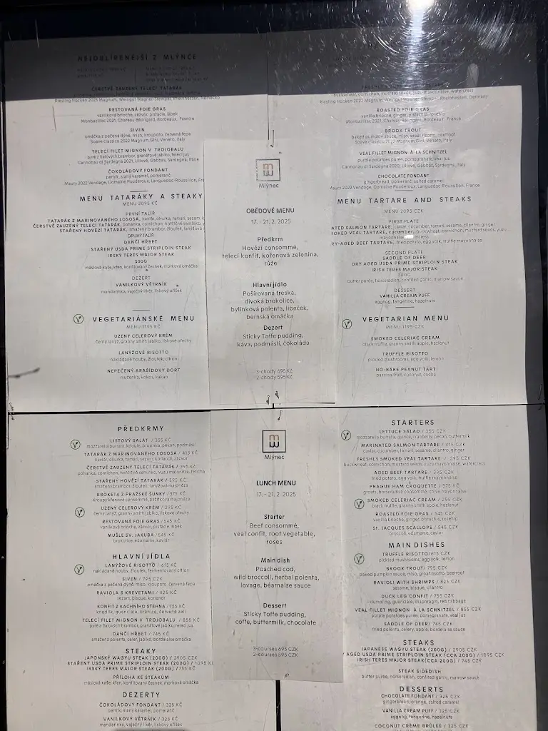 Menu_Restaurant Mlýnec_Prague_image_4