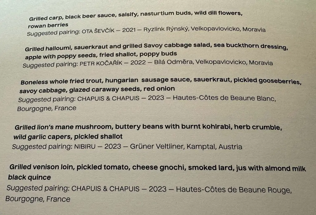 Menu_Restaurant Alma Prague_Prague_image_1
