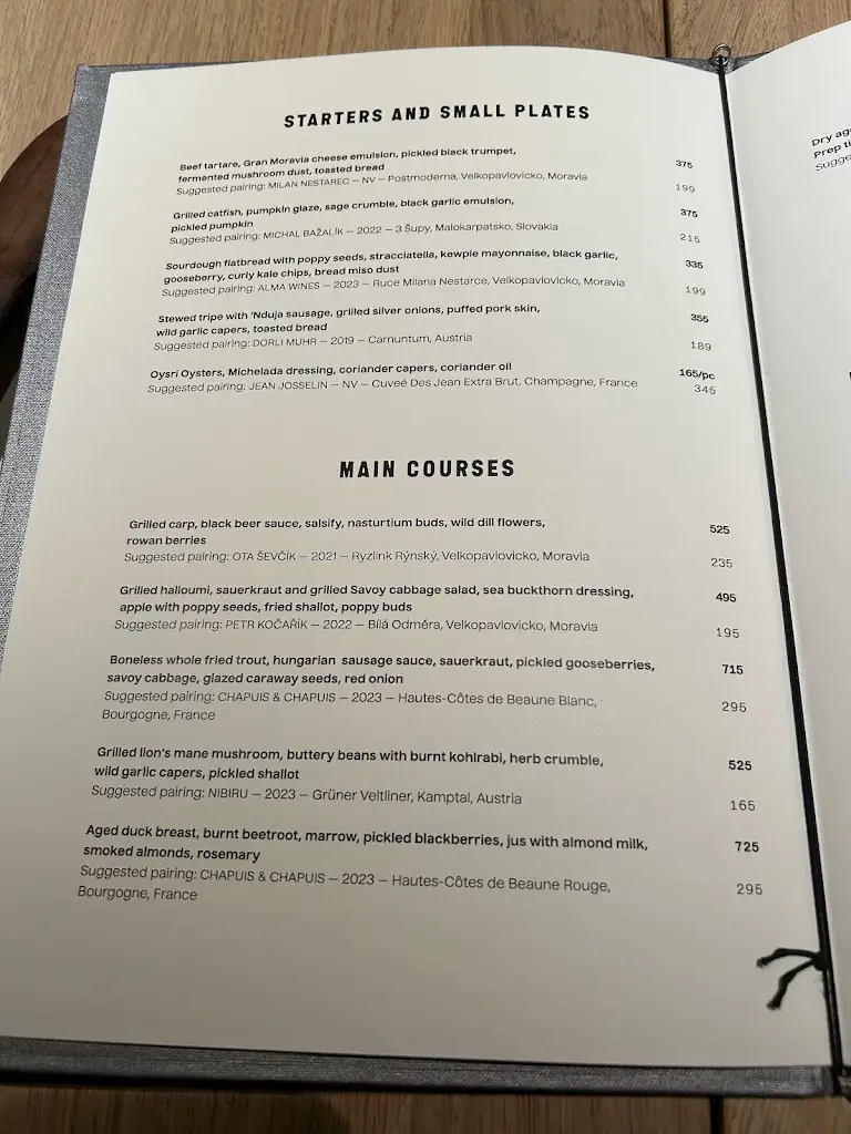 Menu_Restaurant Alma Prague_Prague_image_2