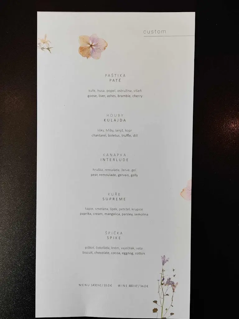 Menu_Czech Slovak Restaurant_Prague_image_2