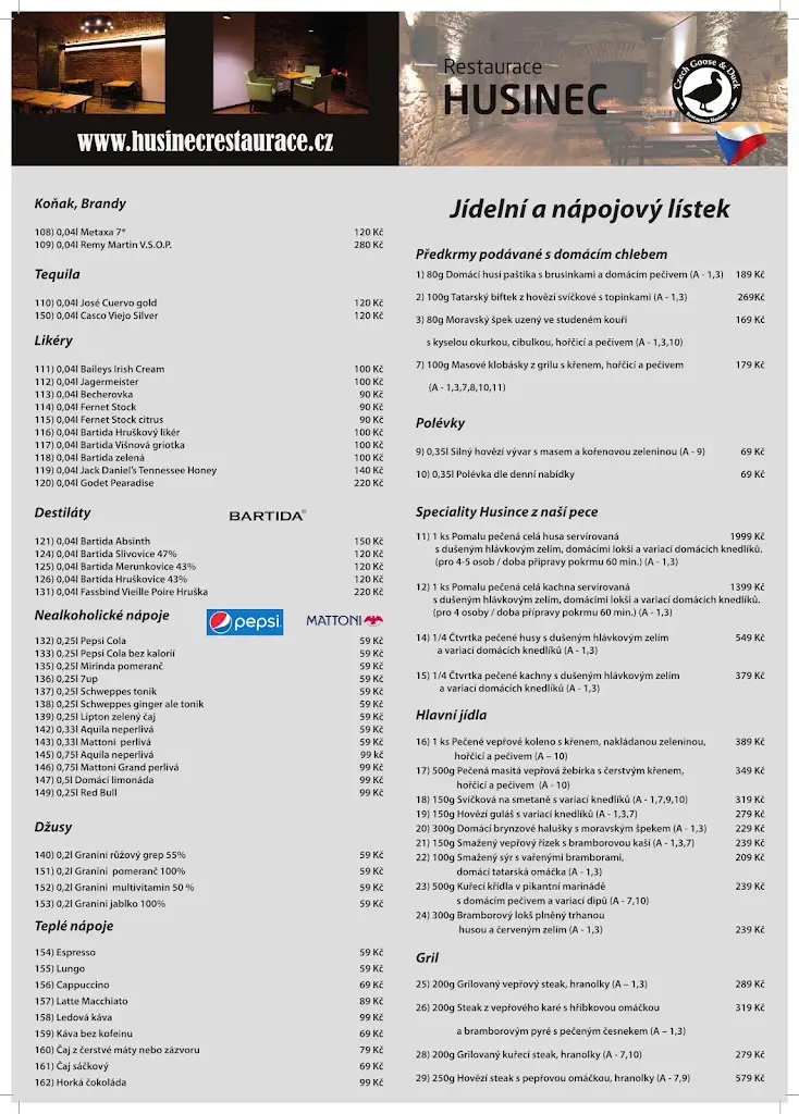 Menu_Husinec restaurace_Prague_image_4