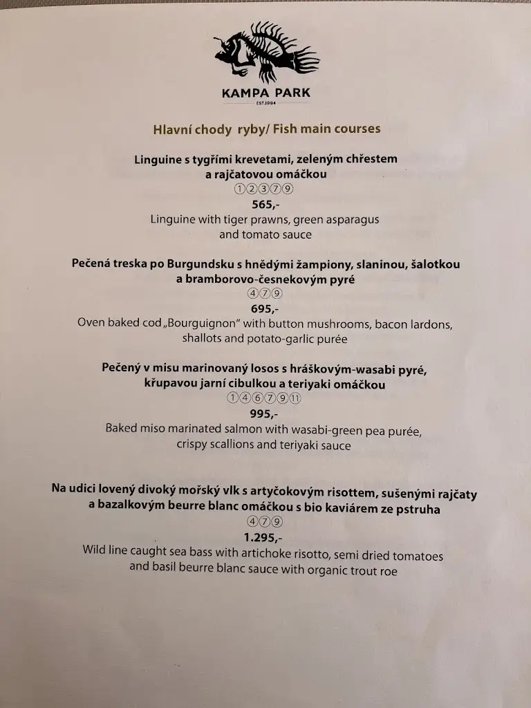 Menu_Kampa Park Restaurant_Malá Strana_image_3
