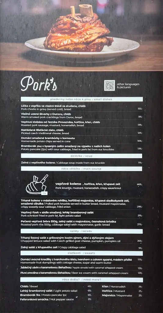 Menu_Pork's Mostecka_Malá Strana_image_4