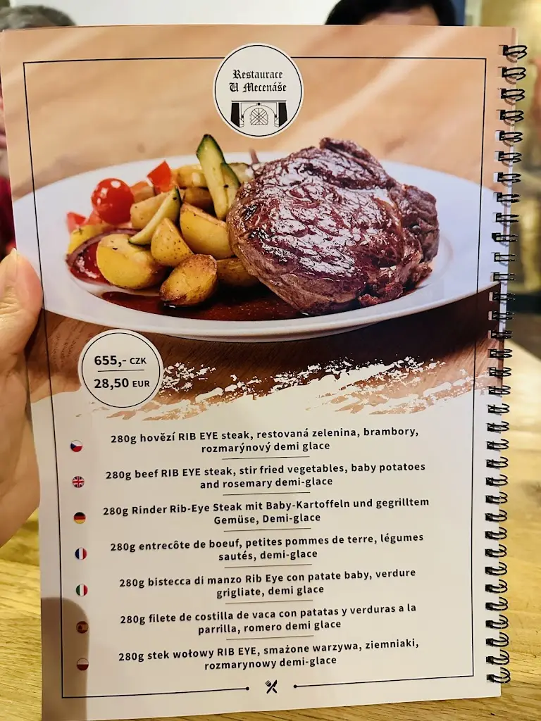 Menu_Restaurace U Mecenáše_Malá Strana_image_3