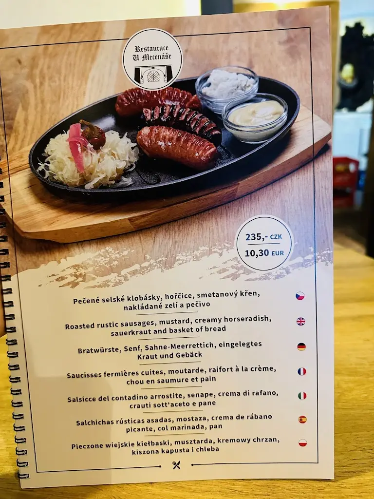 Menu_Restaurace U Mecenáše_Malá Strana_image_4
