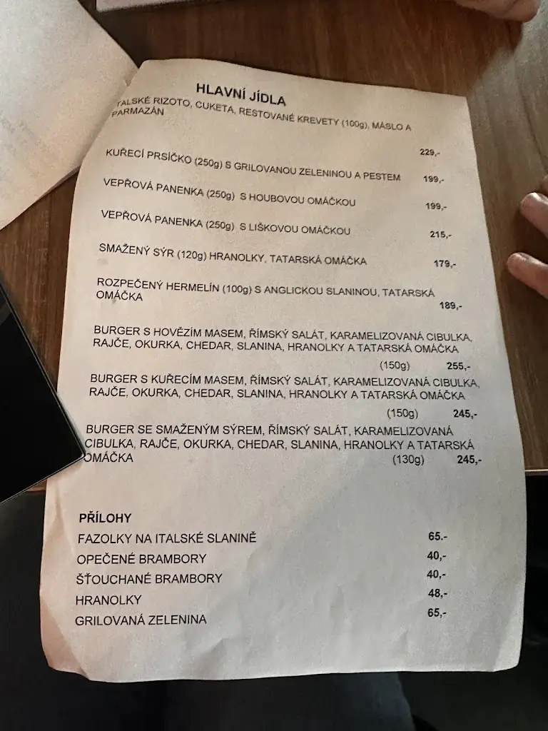Menu_Café Prosek_Prosek_immagine_1