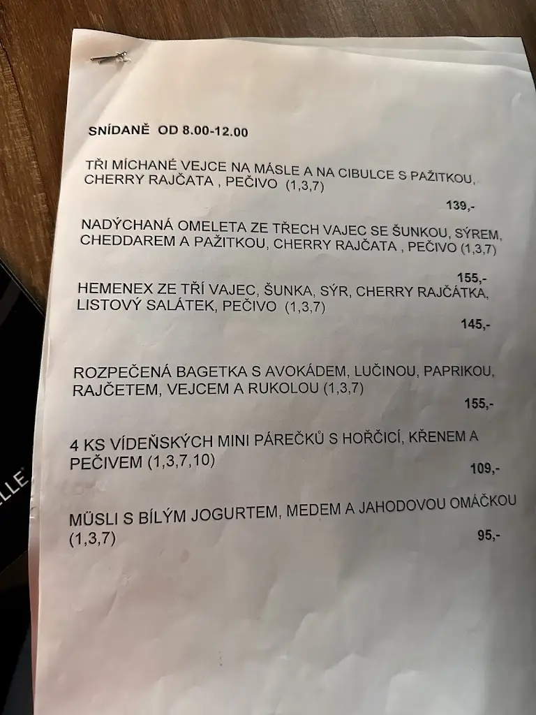 Menu_Café Prosek_Prosek_immagine_4