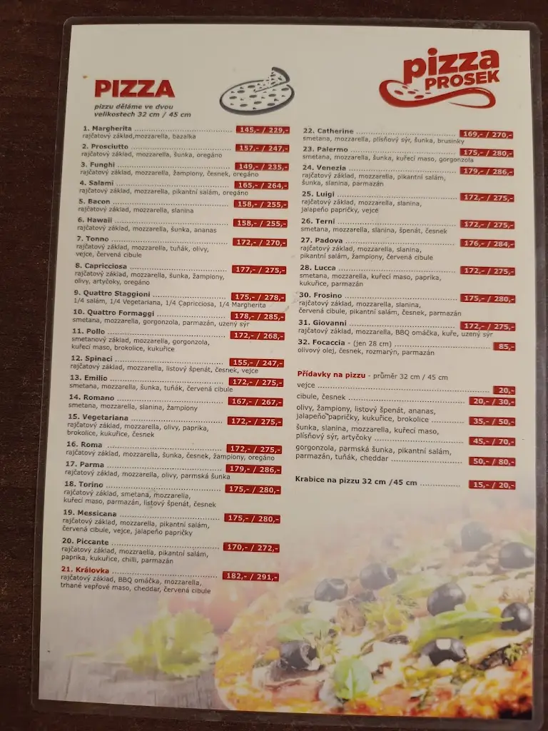 Menu_Pizza Prosek_Prosek_image_2