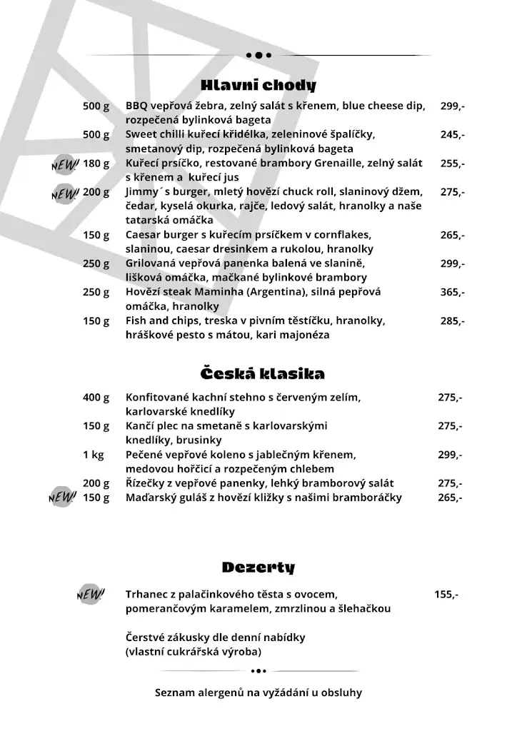 Menu_Restaurace Beroun Český Dvůr Beroun obědy večeře Beroun_Beroun_image_1