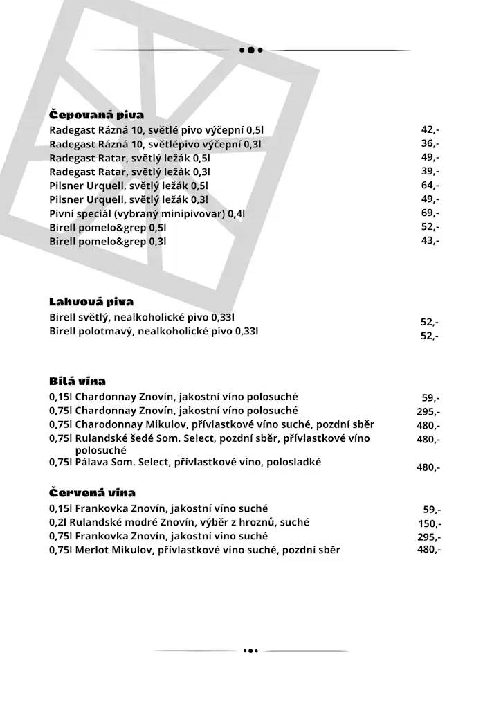 Menu_Restaurace Beroun Český Dvůr Beroun obědy večeře Beroun_Beroun_image_3