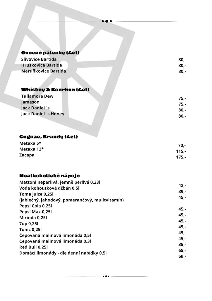 Menu_Restaurace Beroun Český Dvůr Beroun obědy večeře Beroun_Beroun_image_4