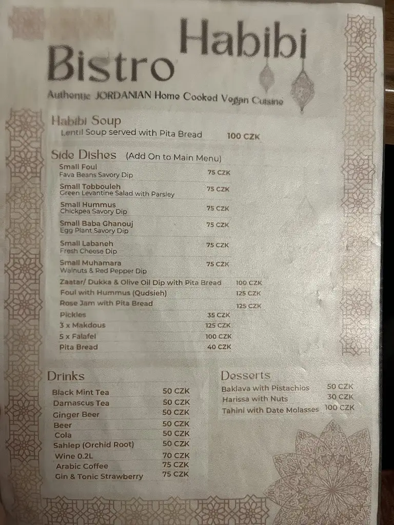 Menu_Bistro Habibi_Vysehrad_image_3