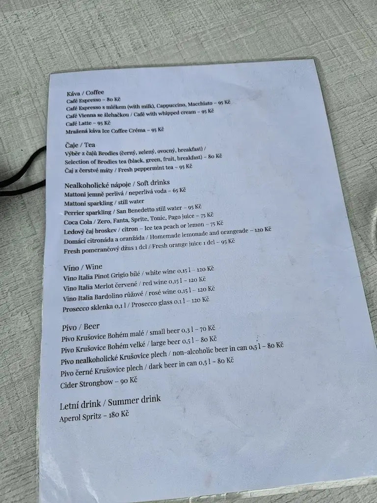 Menu_Rio's Vyšehrad_Vysehrad_image_1