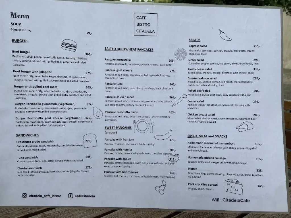 Menu_Café~bistro Citadela_Vysehrad_image_1