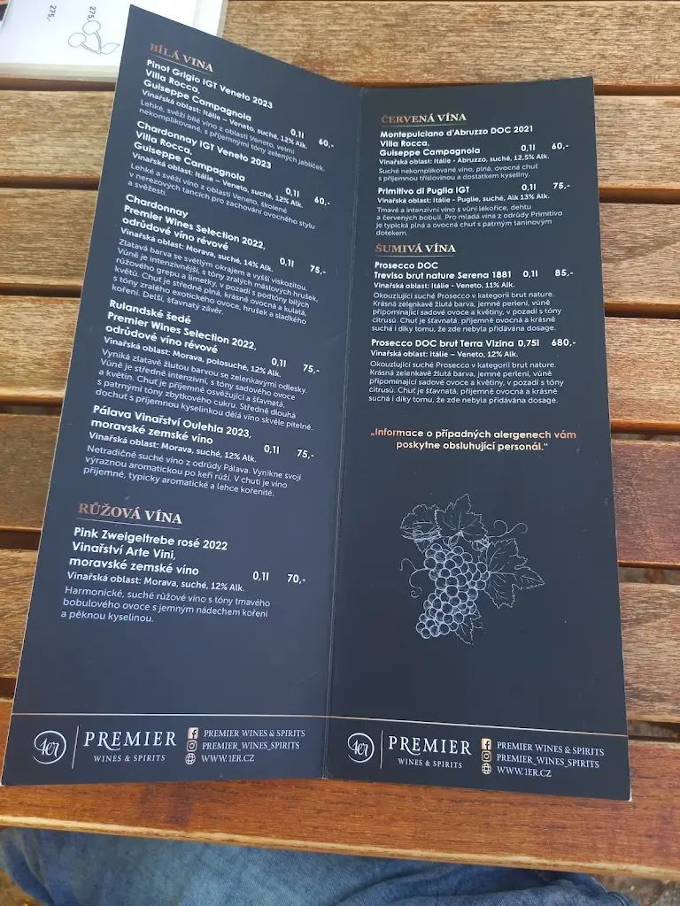 Menu_Café~bistro Citadela_Vysehrad_image_4