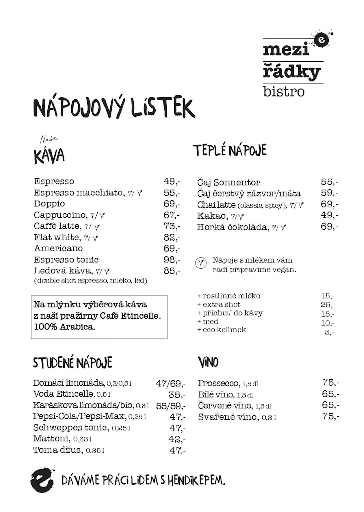 Menu_Bistro Mezi řádky - Dopravní podnik hl.m. Prahy_Vysočany_image_1