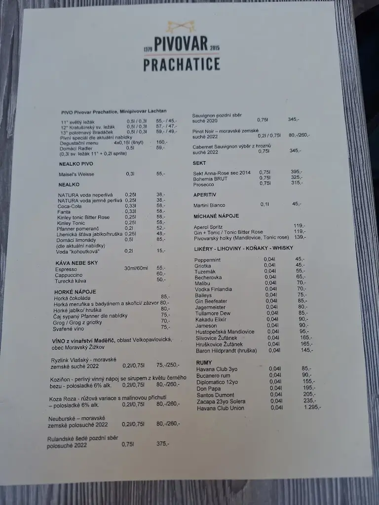 Menu_Pivovar Prachatice_Okres Prachatice_image_2