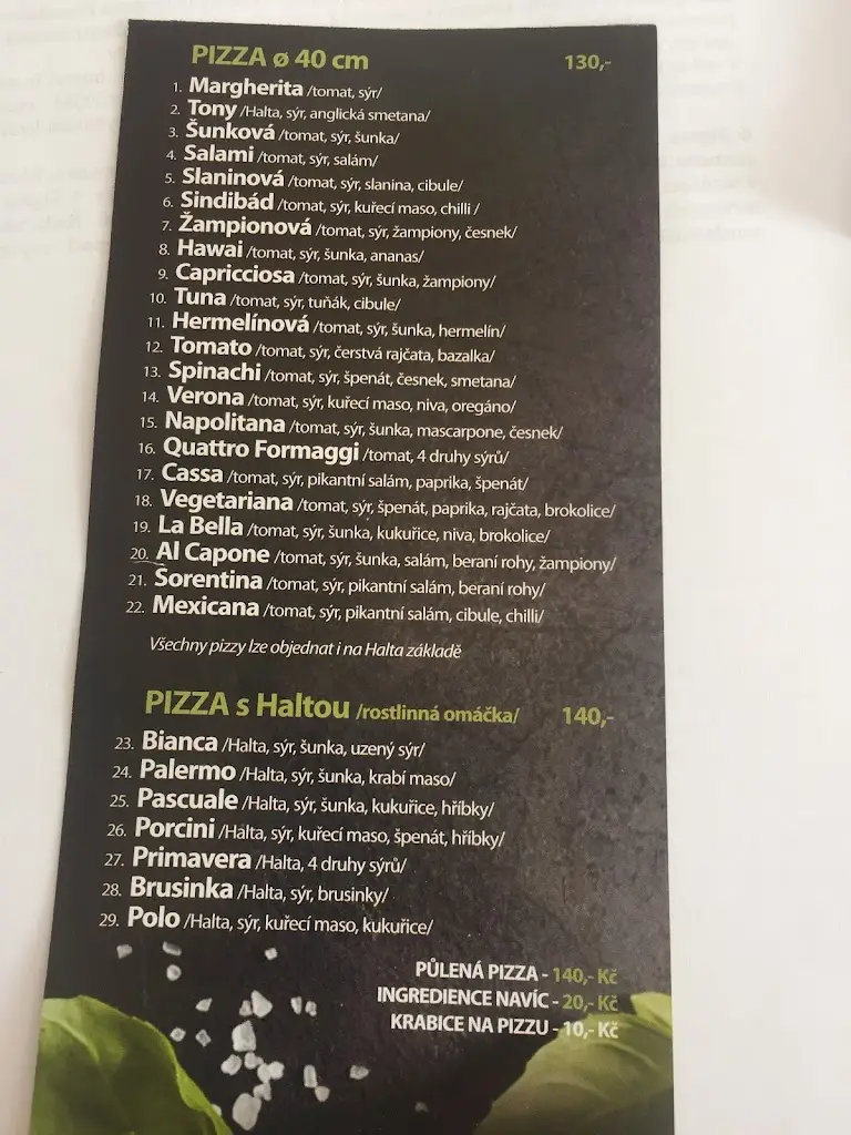 Menu_Pizzeria La Famiglia_Březnice_image_3