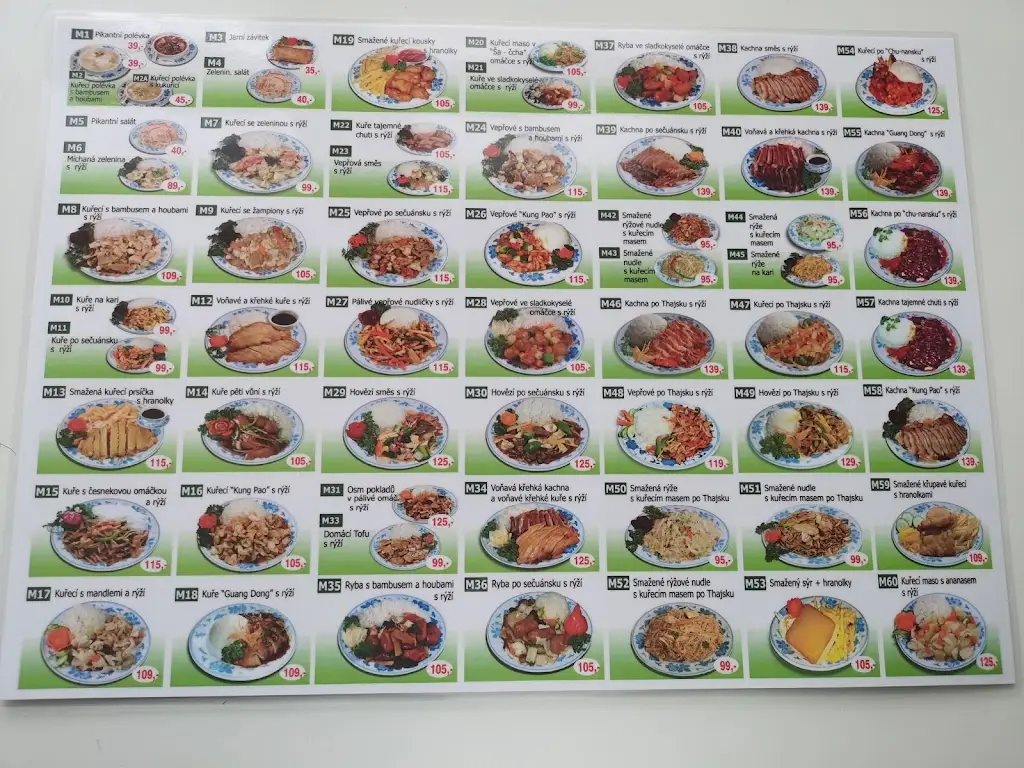 Menu_Čínská restaurace_Benátky nad Jizerou_image_4