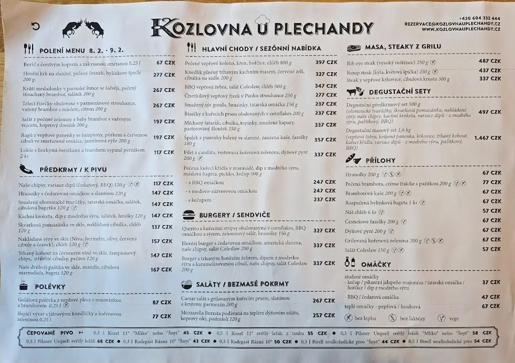 Menu_Kozlovna u Plechandy_Okres Písek_image_1