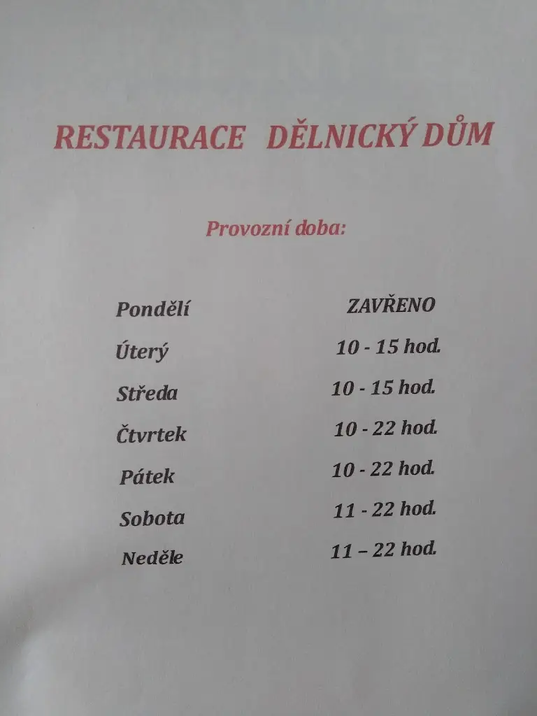 Menu_Restaurace Dělnický dům_Chyňava_image_1