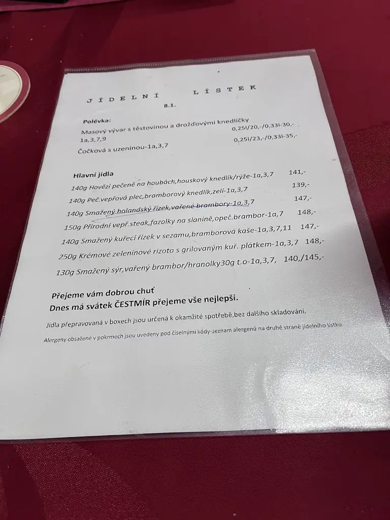 Menu_Hostinec Na Fortně_Čáslav_image_1