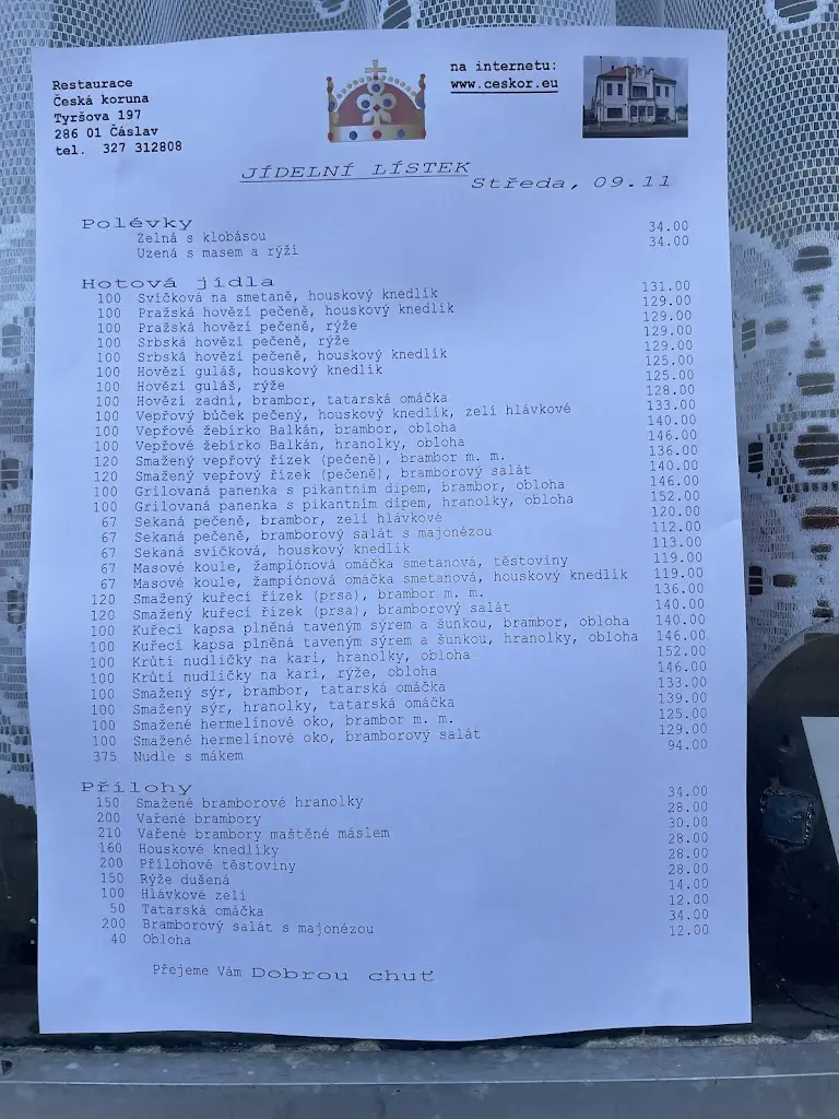 Menu_Restaurace Česká Koruna_Čáslav_image_2