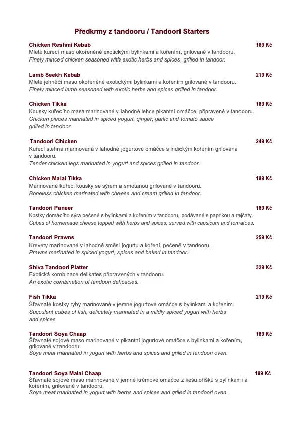 Menu_SHIVA restaurant and bar_Brandýs nad Labem-Stará Boleslav_image_3