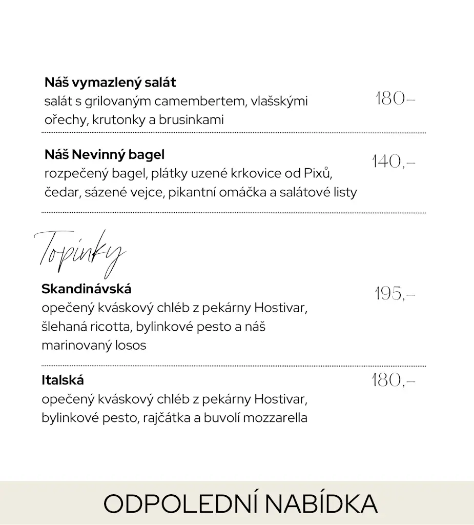 Menu_Bistrotéka & kavárna Nevinnost_Brandýs nad Labem-Stará Boleslav_immagine_1