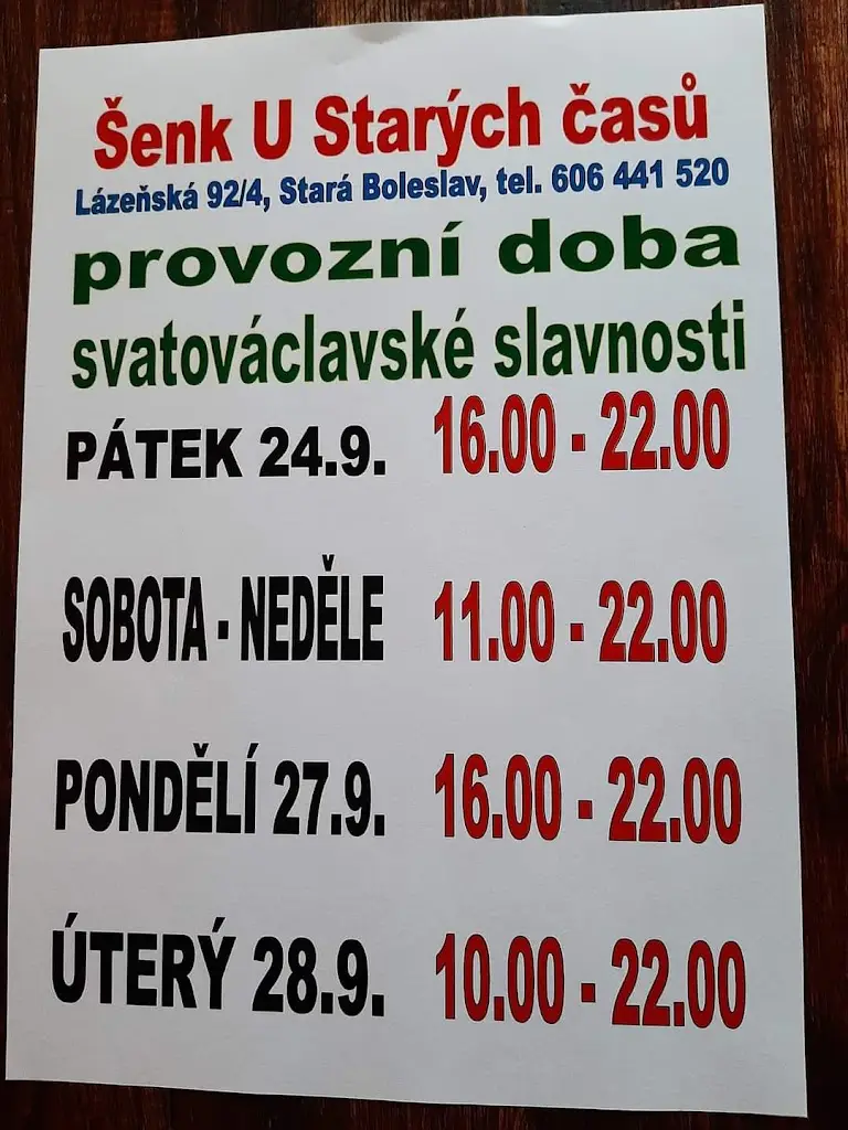Menu_Šenk U Starých Časů_Brandýs nad Labem-Stará Boleslav_immagine_3