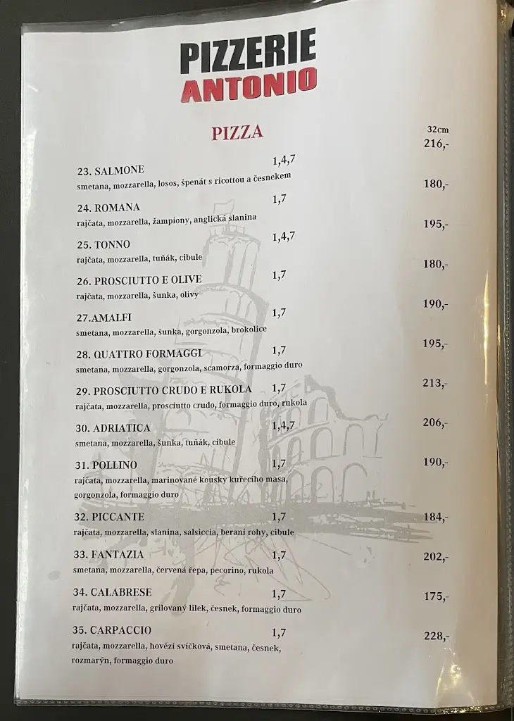 Menu_Pizzeria Antonio_Čelákovice_image_3