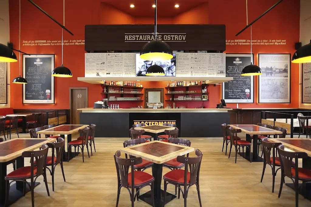 Restaurace Ostrov restaurant in Okres Písek