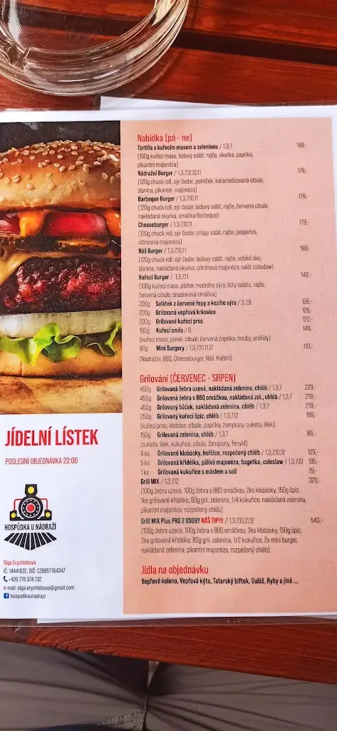 Menu_Hospůdka U Nádraží_Dolní Bousov_image_3