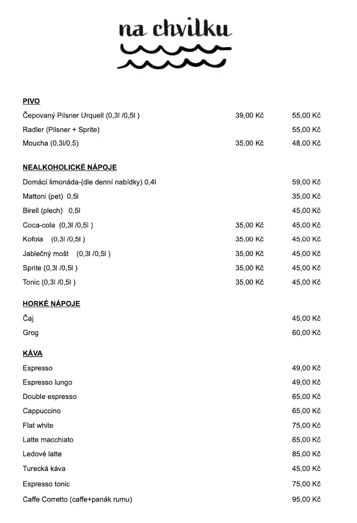 Menu_Cyklobar Na chvilku_Horní Počaply_image_1