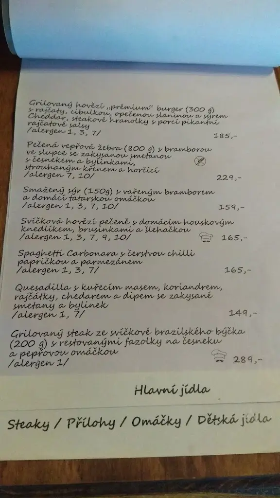 Menu_Restaurant Na Kurtech_Hovorčovice_image_1