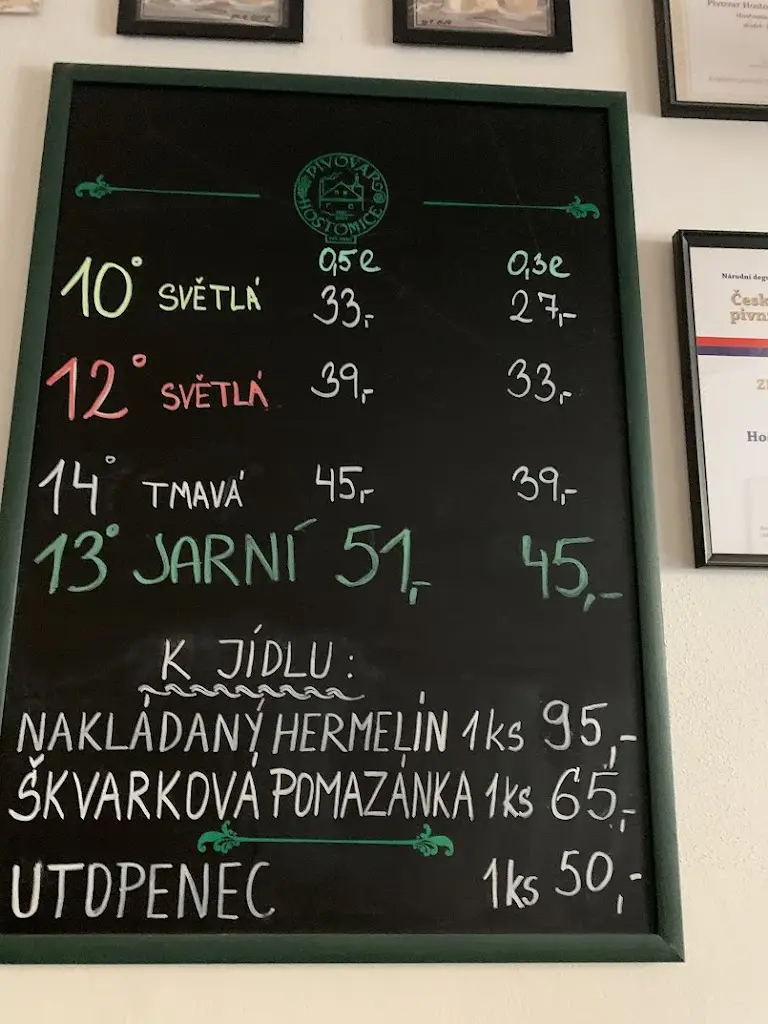 Menu_Pivovar Hostomice_Hostomice_image_3