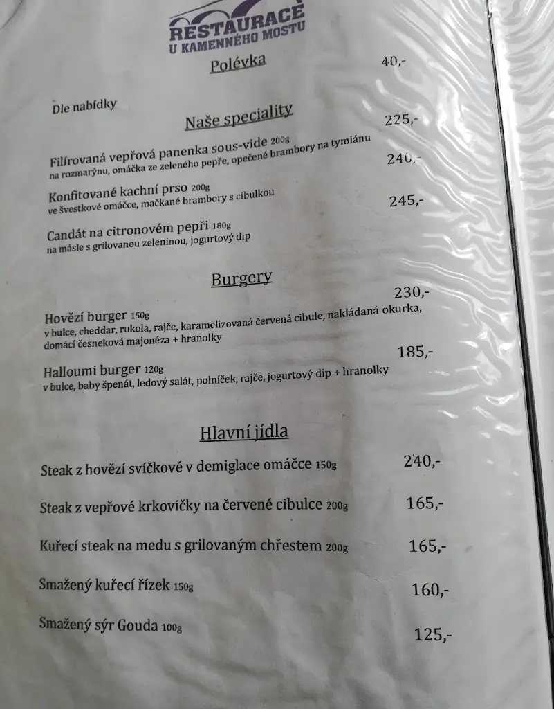 Menu_Restaurace U Kamenného mostu_Okres Písek_image_3
